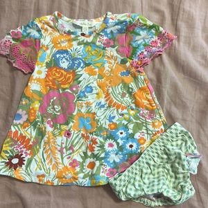 Matilda Jane dress with diaper cover